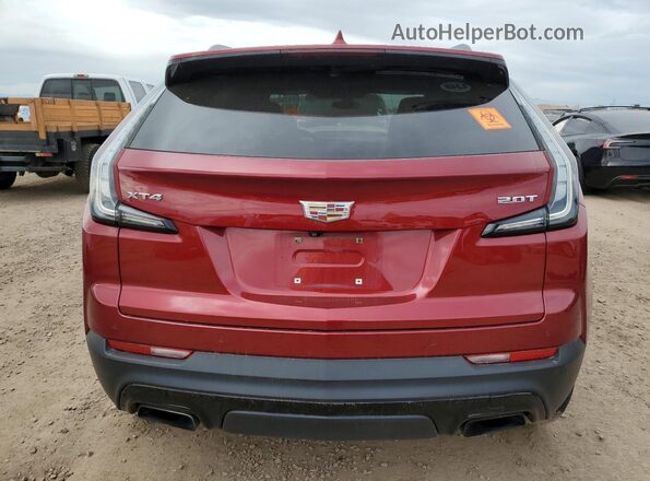 1GYFZER41KF124341 2019 CADILLAC XT4 Red Вид ззаду