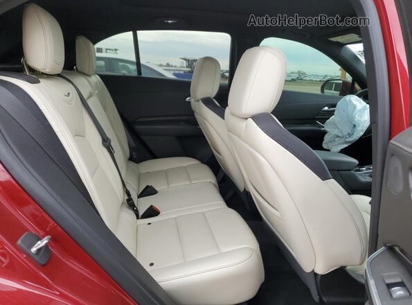 1GYFZER41KF124341 2019 CADILLAC XT4 Red Вид задньої частини салону