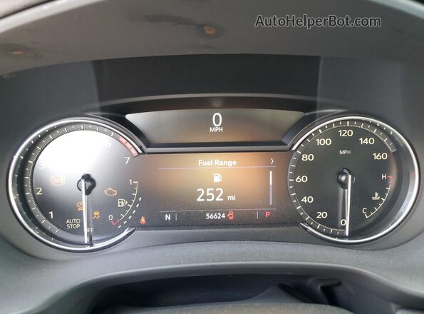 1GYFZER42NF100375 2022 CADILLAC XT4 White Widok zestawu wskaźników