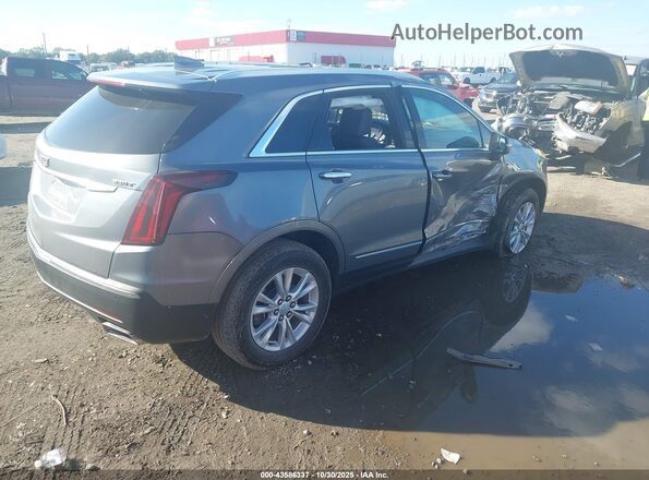 1GYKNAR45MZ140675 2021 CADILLAC XT5 Blue Rear right