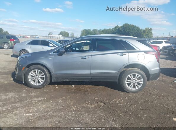 1GYKNAR45MZ140675 2021 CADILLAC XT5 Blue 360 interior view