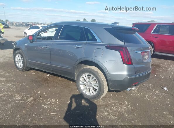 1GYKNAR45MZ140675 2021 CADILLAC XT5 Blue Rear left