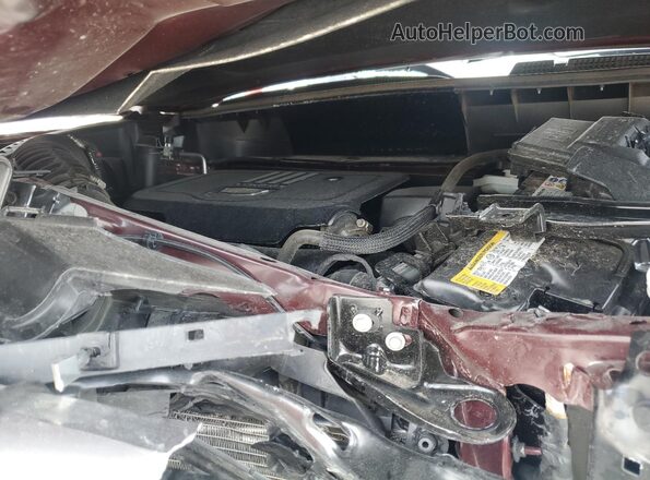 1GYKPAR43PZ135442 2023 CADILLAC OTHER Красный Вид подкапотного пространства