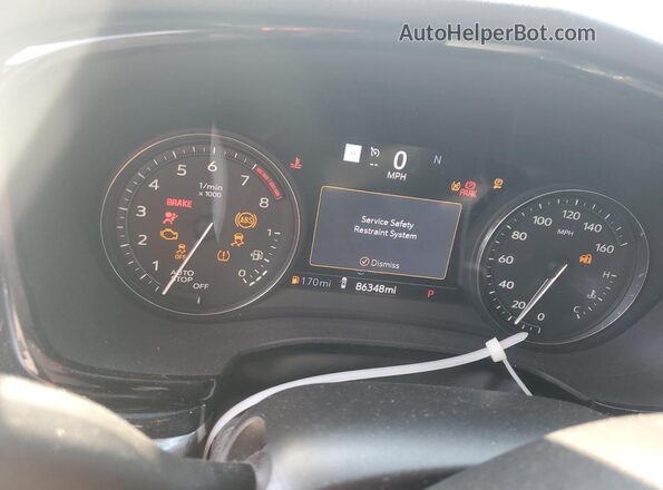 1GYKPCRS4LZ221802 2020 CADILLAC OTHER Gray Вид щитка приладів