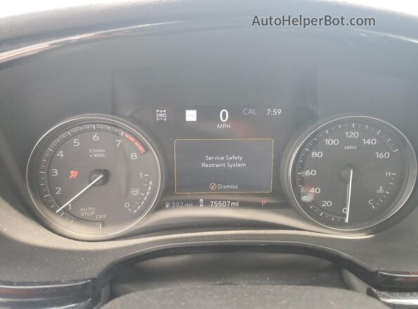 1GYKPGRSXLZ104815 2020 CADILLAC OTHER Белый Вид щитка приборов