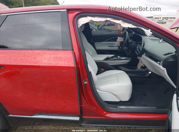 1GYKPTRK8RZ101879 2024 CADILLAC OTHER Red Front interior view