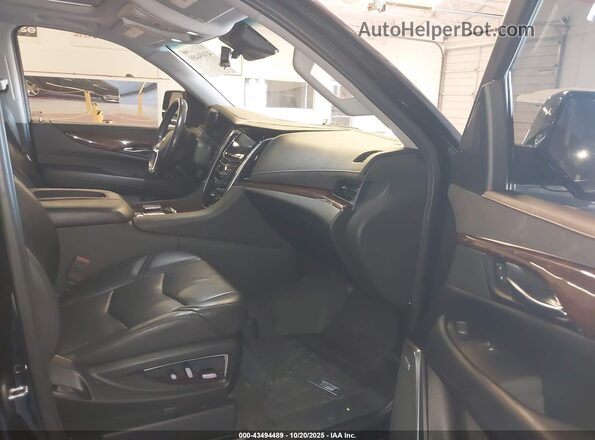 1GYS3BKJ0LR258160 2020 CADILLAC ESCALADE Black წინა სალონის ხედი