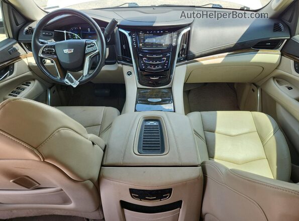 1GYS3BKJ9LR163029 2020 CADILLAC ESCALADE White Առջևի վահանակի տեսք