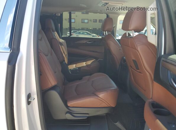 1GYS3JKJ0LR150938 2020 CADILLAC ESCALADE White Widok wnętrza z tyłu
