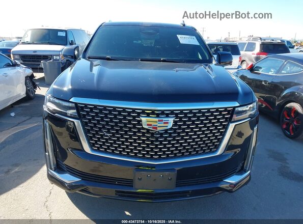 1GYS3JKL3MR358587 2021 CADILLAC ESCALADE Black წინა პანელის ხედი