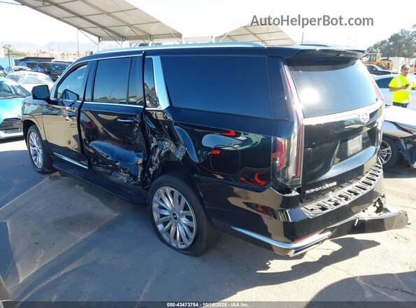 1GYS3JKL3MR358587 2021 CADILLAC ESCALADE Black უკანა მარცხენა