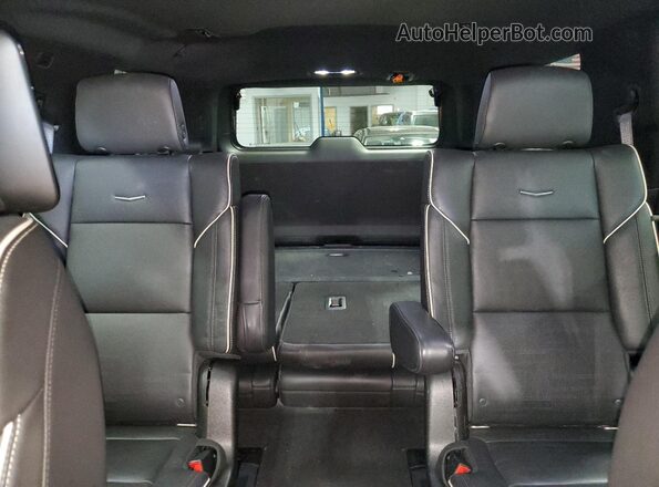1GYS4CKL9MR231237 2021 CADILLAC ESCALADE Gray Rear seats view
