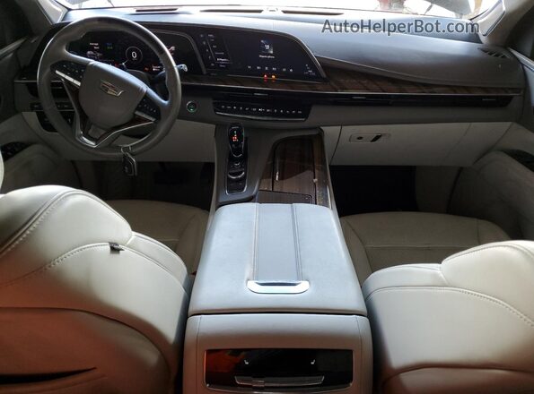 1GYS4DKL5MR327257 2021 CADILLAC ESCALADE White Առջևի վահանակի տեսք