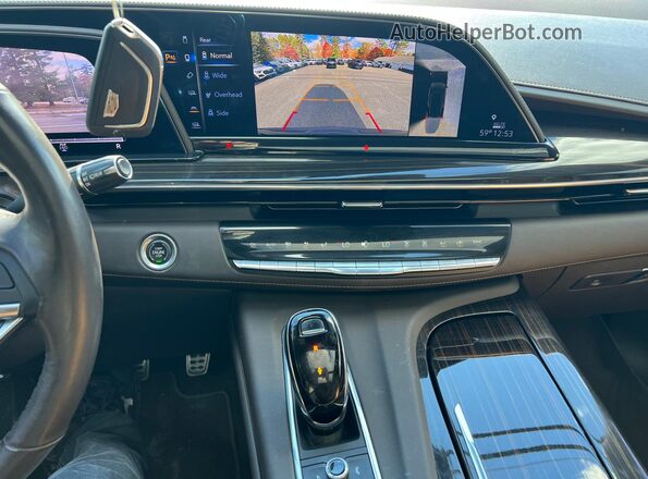 1GYS4FKL7PR104654 2023 CADILLAC ESCALADE Blue უკანა სავარძლების ხედი