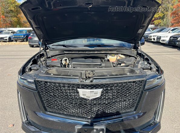1GYS4FKL7PR104654 2023 CADILLAC ESCALADE Blue წინა პანელის ხედი