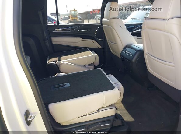 1GYS4PKL2PR144436 2023 CADILLAC ESCALADE White Vista de la etiqueta del VIN