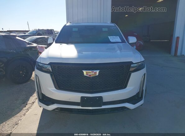 1GYS4PKL2PR144436 2023 CADILLAC ESCALADE White Vista del salpicadero