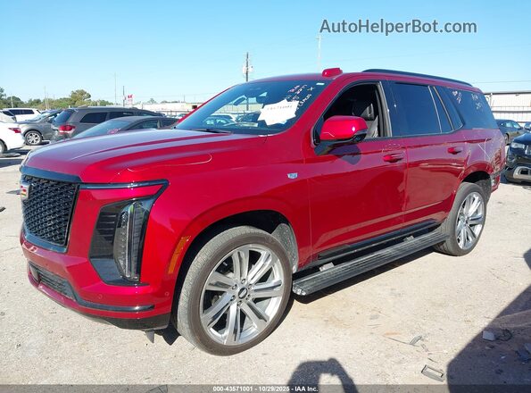 1GYS9FRL9SR124016 2025 CADILLAC ESCALADE Red Front left