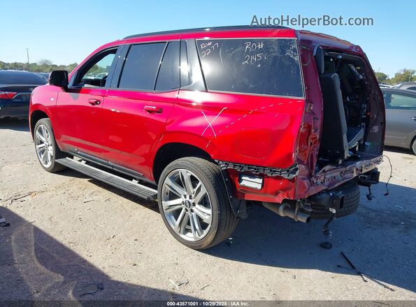1GYS9FRL9SR124016 2025 CADILLAC ESCALADE Red Rear left