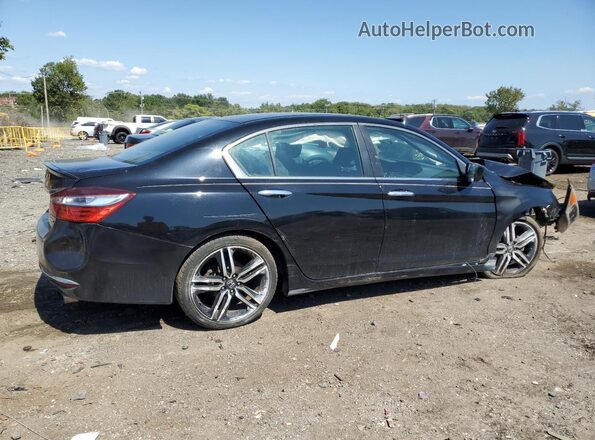 1HGCR2F52GA025814 2016 HONDA ACCORD Black 