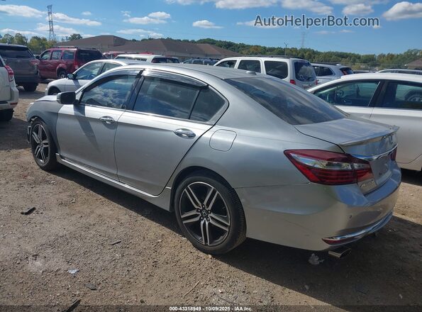 1HGCR3F95HA001047 2017 HONDA ACCORD Серебряный Задняя левая четверть