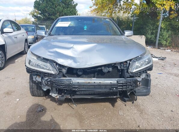 1HGCR3F95HA001047 2017 HONDA ACCORD Серебряный Вид спереди