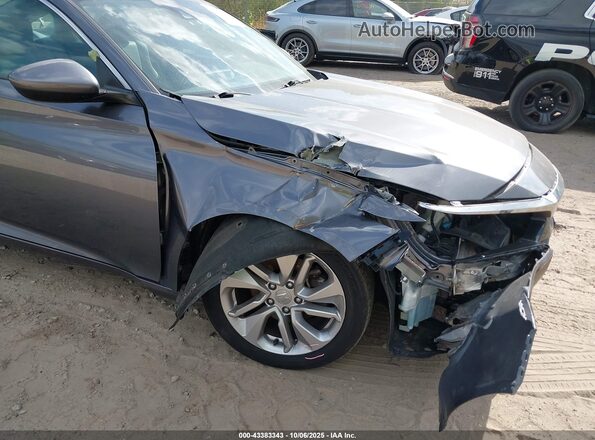 1HGCV1F10LA049896 2020 HONDA ACCORD Gray Widok z przodu