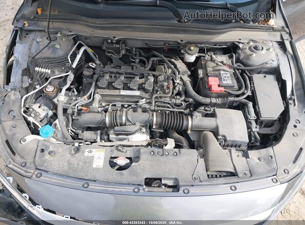 1HGCV1F10LA049896 2020 HONDA ACCORD Gray Widok z tyłu