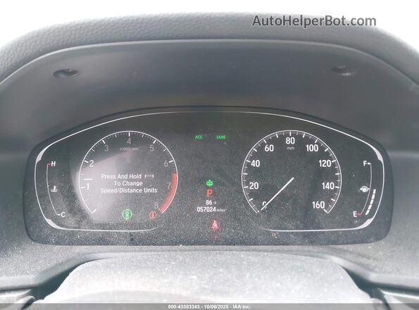 1HGCV1F10LA049896 2020 HONDA ACCORD Gray Widok tylnych siedzeń