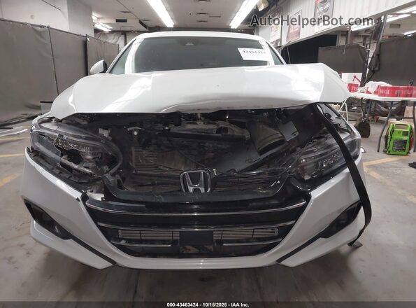1HGCV1F10MA110102 2021 HONDA ACCORD White უკანა სალონის ხედი