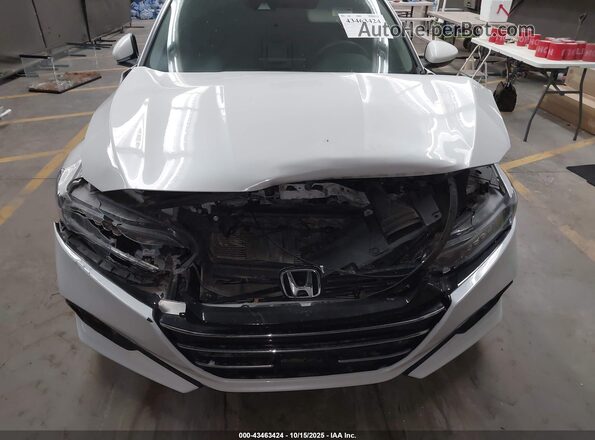 1HGCV1F10MA110102 2021 HONDA ACCORD White წინა ხედი