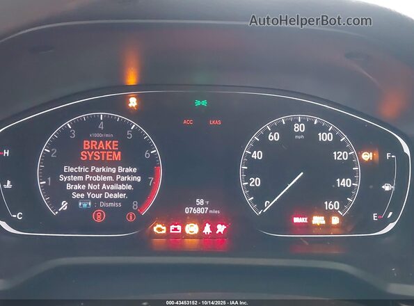 1HGCV1F11LA154446 2020 HONDA ACCORD Black 