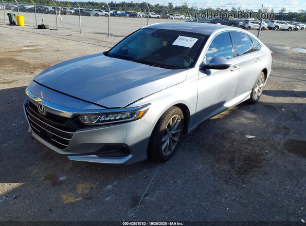 1HGCV1F11MA081726 2021 HONDA ACCORD Silver Front left