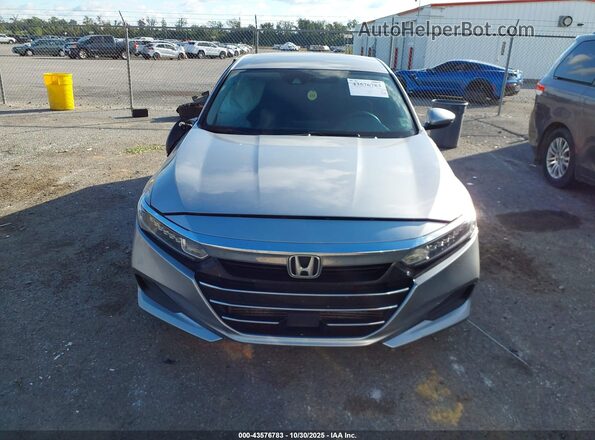 1HGCV1F11MA081726 2021 HONDA ACCORD Silver Instrument cluster view