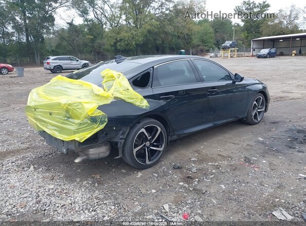 1HGCV1F14LA148396 2020 HONDA ACCORD Black Rear right