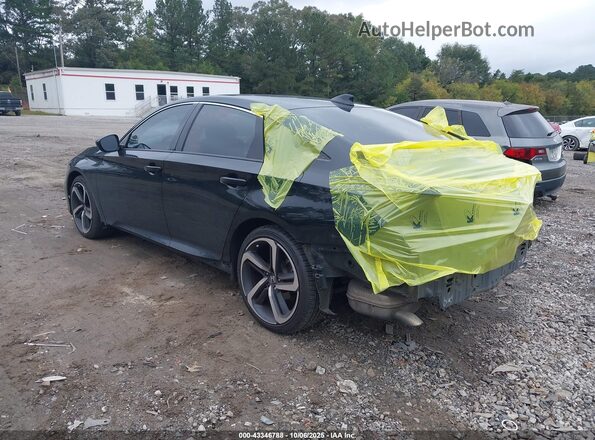 1HGCV1F14LA148396 2020 HONDA ACCORD Black Rear left