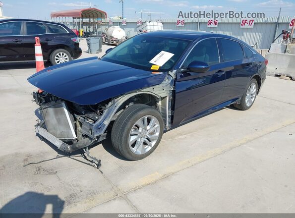 1HGCV1F15LA129047 2020 HONDA ACCORD Blue Front left