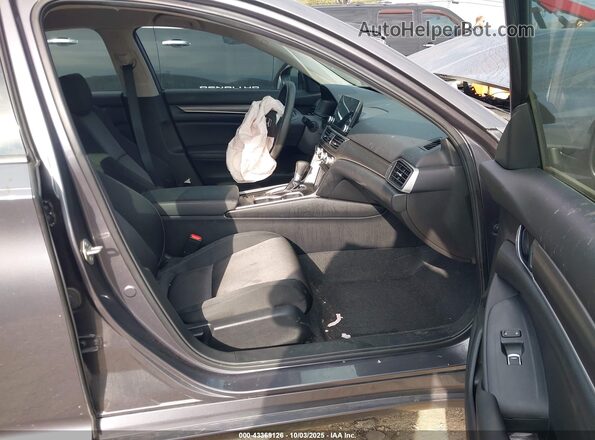 1HGCV1F19LA108511 2020 HONDA ACCORD Gray Front interior view