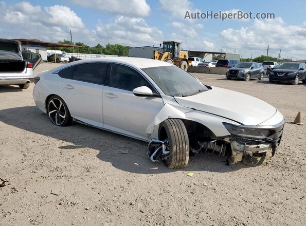 1HGCV1F31LA154917 2020 HONDA ACCORD White Delantero derecho