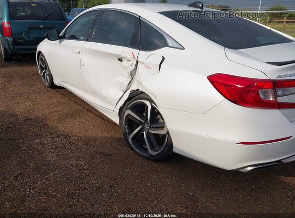 1HGCV1F31NA002865 2022 HONDA ACCORD Белый Вид спереди