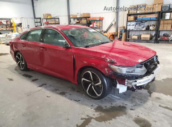 1HGCV1F32NA039360 2022 HONDA ACCORD Red 