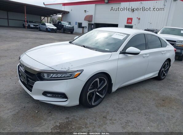 1HGCV1F33LA102771 2020 HONDA ACCORD White Front left