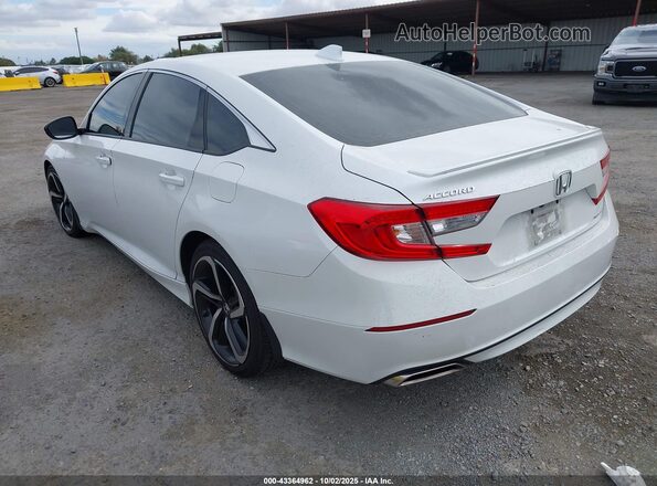 1HGCV1F33LA102771 2020 HONDA ACCORD White Rear left