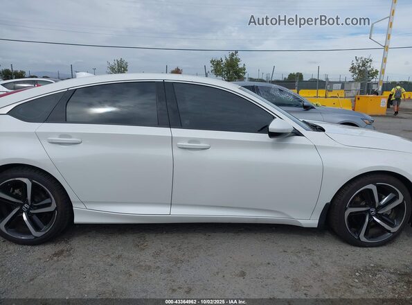 1HGCV1F33LA102771 2020 HONDA ACCORD White Rear interior view