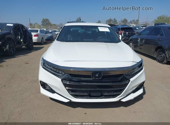 1HGCV1F34MA105602 2021 HONDA ACCORD White 