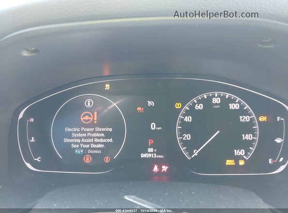 1HGCV1F34NA117864 2022 HONDA ACCORD Silver Widok tylnych siedzeń