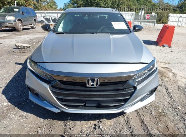 1HGCV1F34NA117864 2022 HONDA ACCORD Silver Widok zestawu wskaźników