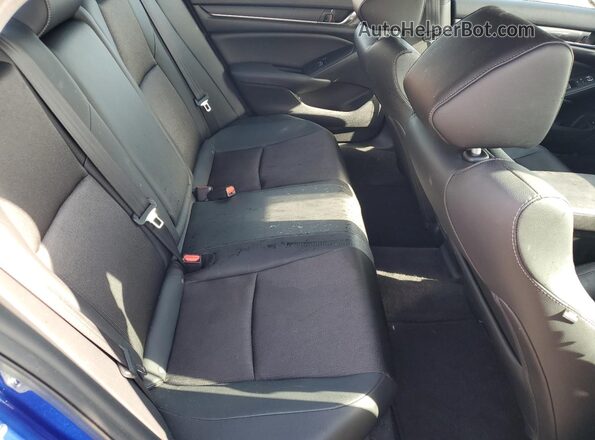 1HGCV1F36LA048642 2020 HONDA ACCORD Blue Rear seats view
