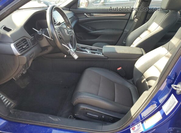 1HGCV1F36LA048642 2020 HONDA ACCORD Blue Front interior view