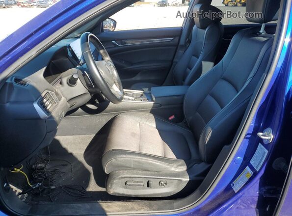 1HGCV1F36LA073346 2020 HONDA ACCORD Blue Սալոնի դիմացի տեսք